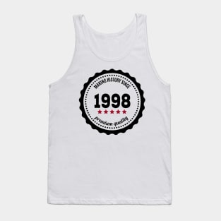 Making history since 1998 badge Tank Top